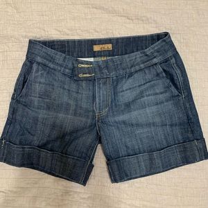 NWOT See Thru Soul denim jean shorts cuffed 30
